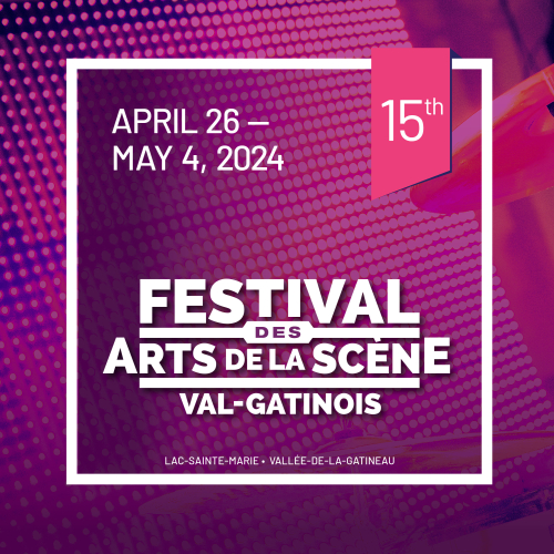 Unveiling of the program for the 15th Festival des Arts de la scène Val-Gatinois: 
